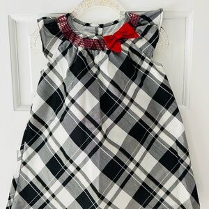 Gymboree Red and Black Plaid Christmas Dress